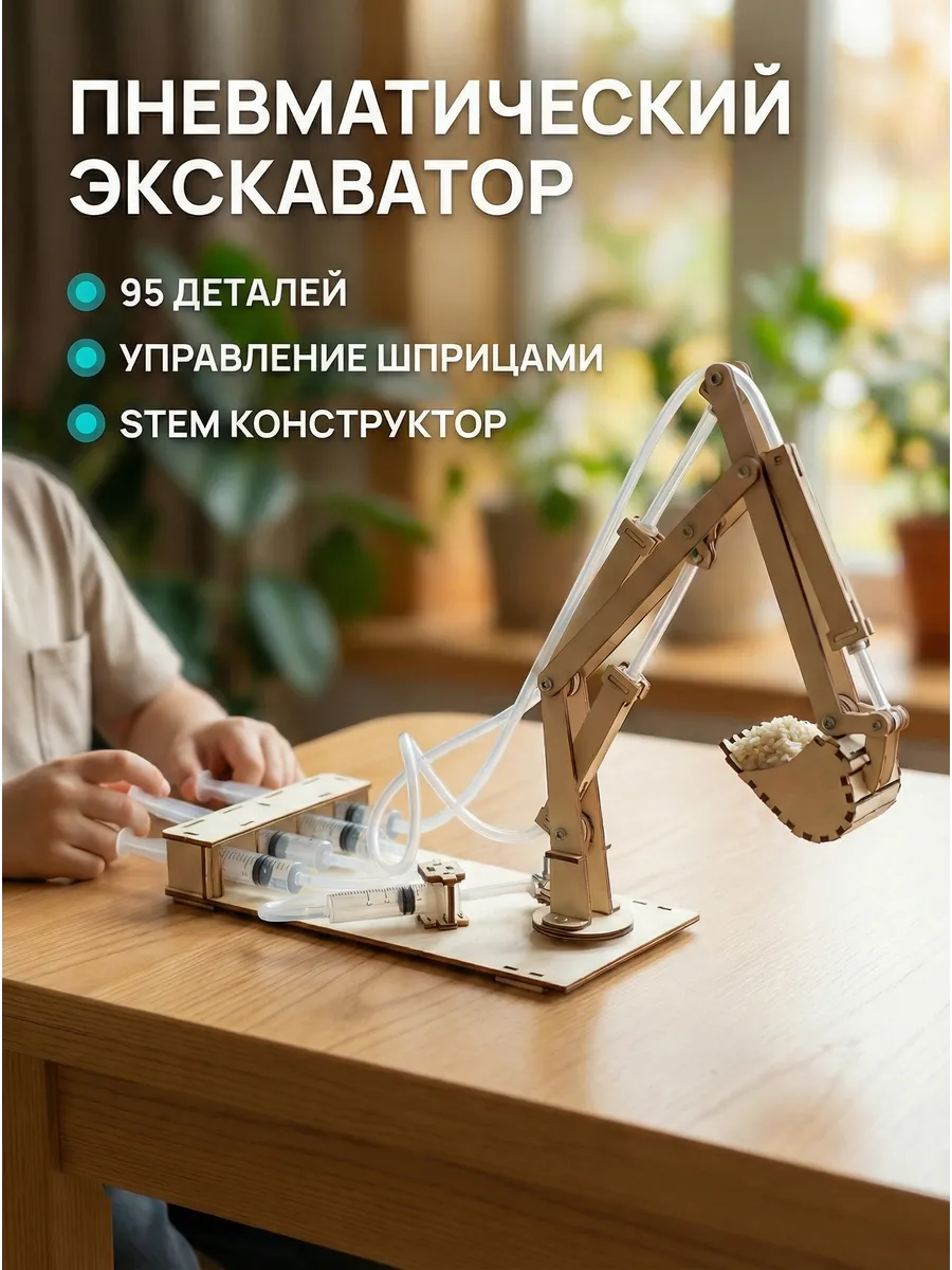 Конструктор ковш деревянный