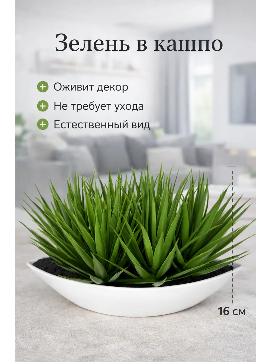 Зелень в кашпо