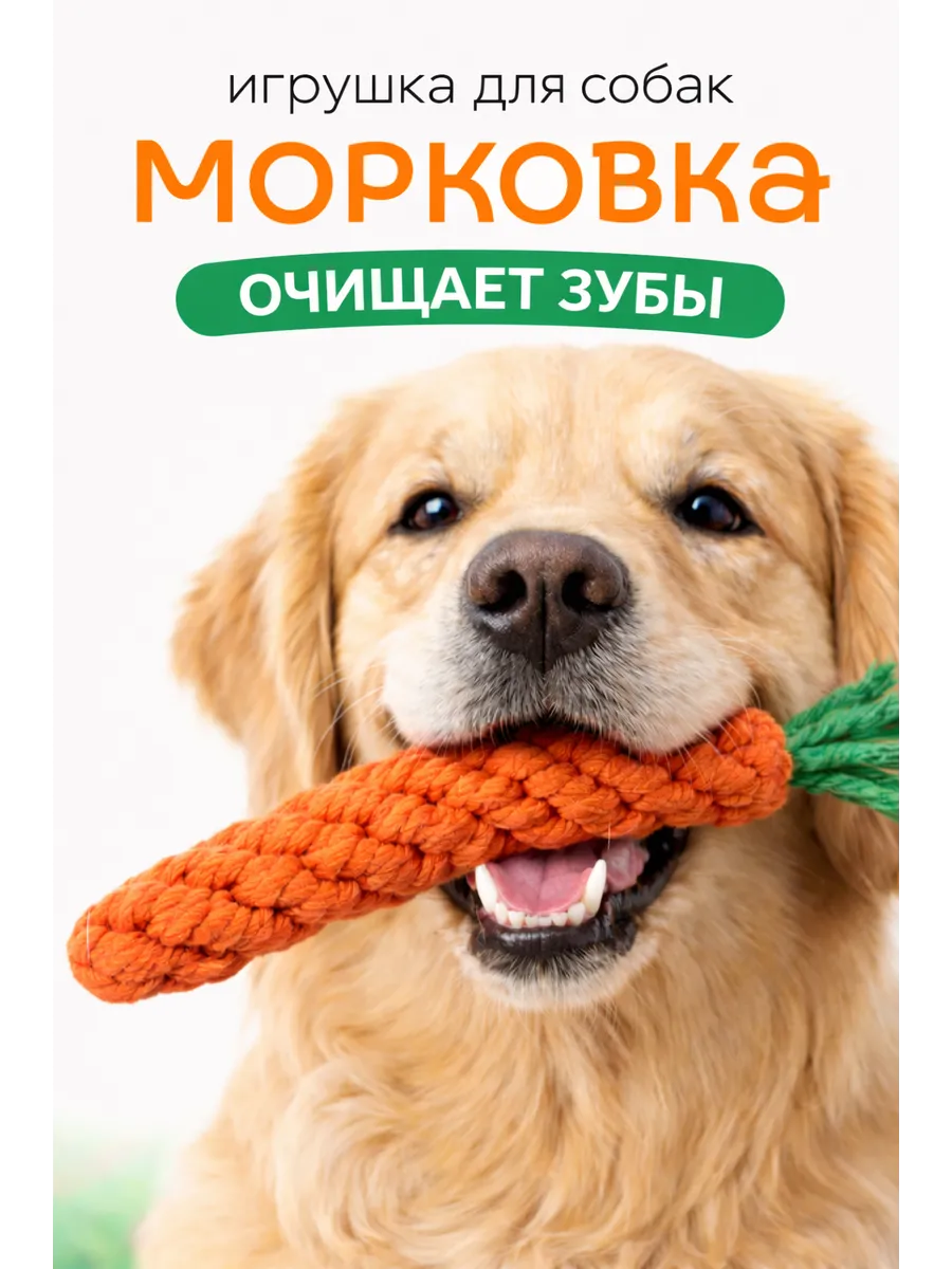 Игрушка для собак Морковка
