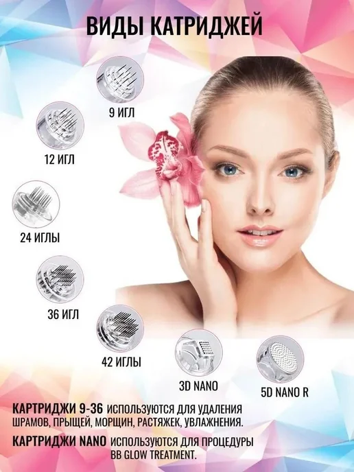 Картридж байонетный 42 иглы 10 шт для дермапенов, 10 шт, фото 2