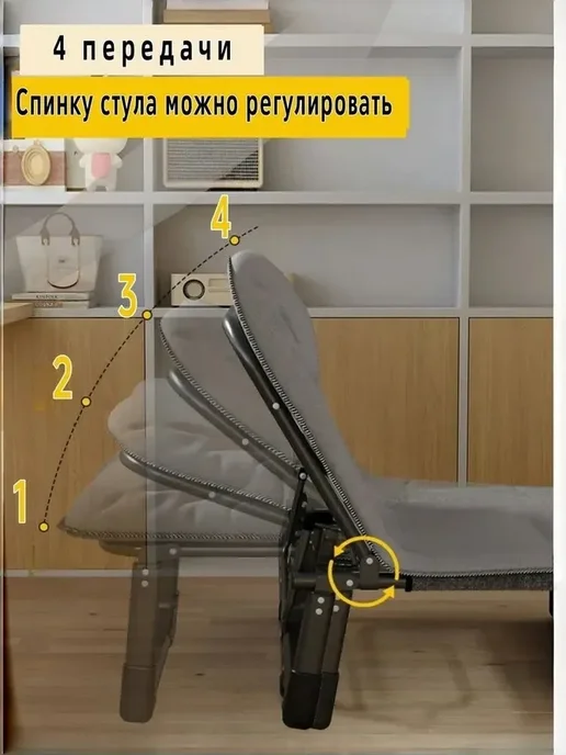 mircamping Раскладушка туристическая с матрасом взрослая походная, серый, фото 3