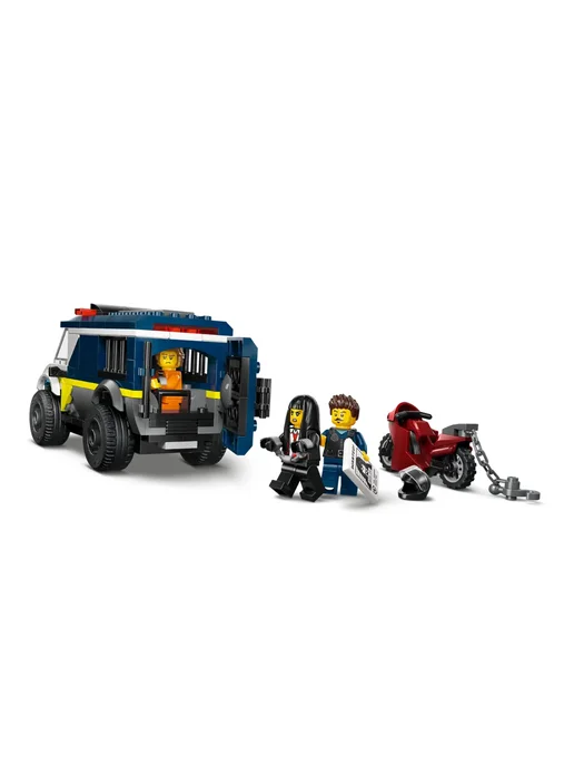 LEGO Конструктор City 60479 Полицейский фургон для заключенных, синий, фото 5
