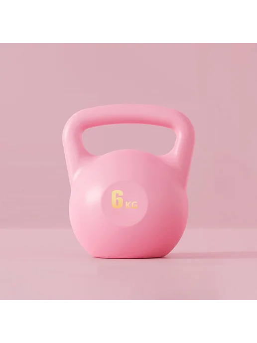 Kettlebell Water 6kg для дома, фитнес, Pink, 6 кг, фото 3