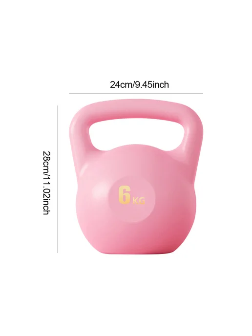 Kettlebell Water 6kg для дома, фитнес, Pink, 6 кг, фото 8