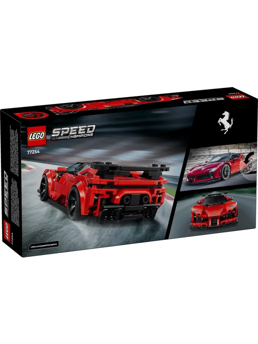 LEGO Конструктор Speed Champions 77254 Ferrari SF90 XX Stradale, красный, фото 3