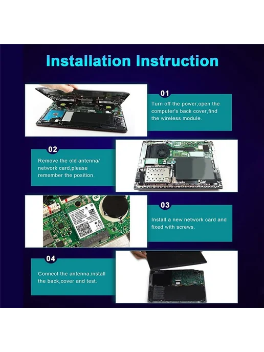 WiFi карта Intel 8260NGW 2.4 5 ГГц, 867 Мбит с, M.2 2230, вариант, фото 4