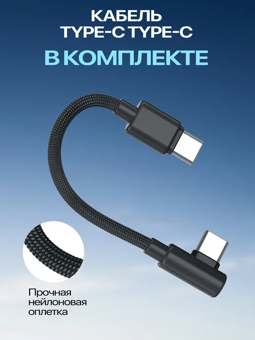 HOCO Повербанк 10000 Power bank для телефона внешний аккумулятор, серый, фото 4