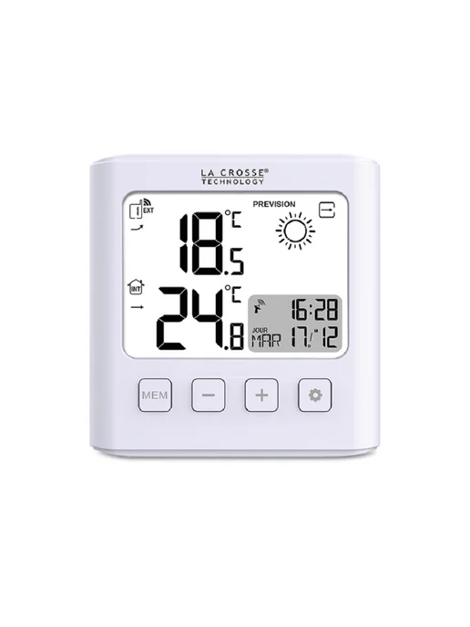 LA CROSSE TECHNOLOGY Погодная станция LA CROSSE WS6231, компактная, белый