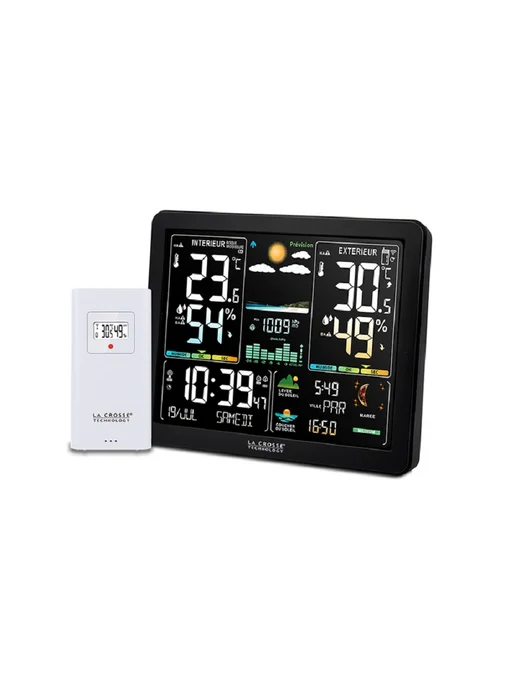 LA CROSSE TECHNOLOGY Погодная станция LA CROSSE WS6236, с цветным экраном, черный, фото 7