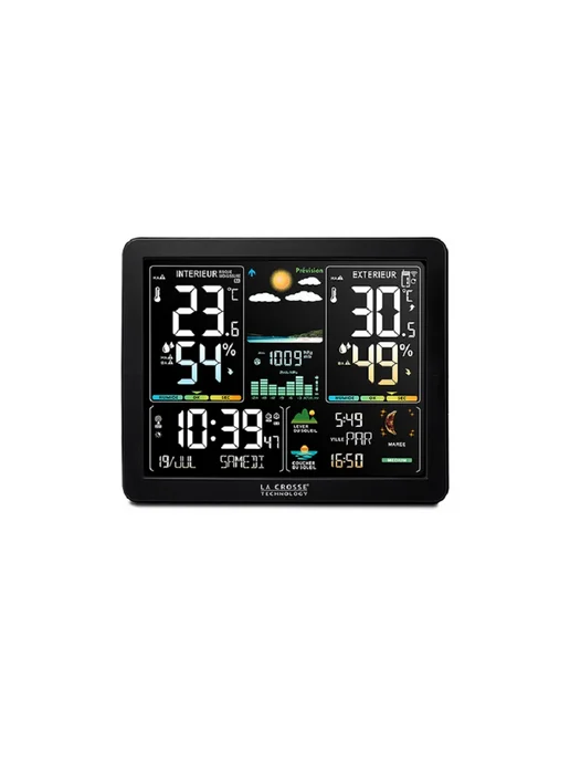 LA CROSSE TECHNOLOGY Погодная станция LA CROSSE WS6236, с цветным экраном, черный, фото 8