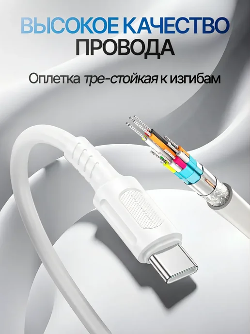 Быстрая зарядка USB-C + USB-A комплект, белый, фото 2