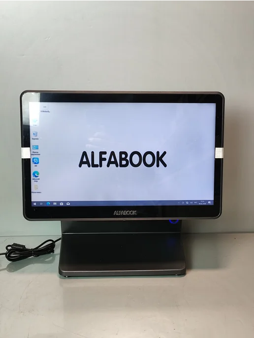 alfabook Pоs моноблок сенсорный 15,6 на intel i5, черный, фото 3