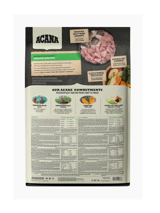 Сухой корм Acana Recipe для собак, пожилые, 2 кг, фото 3