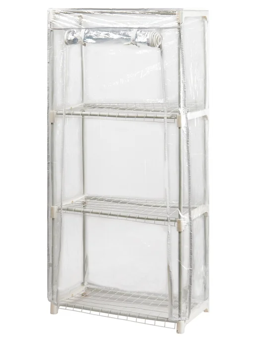 Нет бренда Теплица GA-House-3x-frame 3 яруса 1250х590х300 мм, 1250x590x300 мм, фото 2