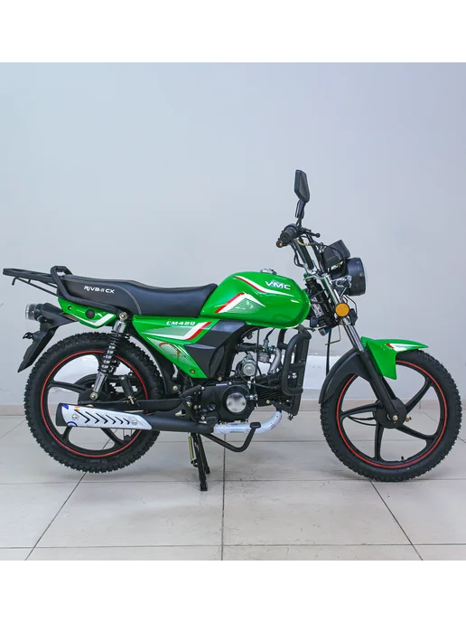 ТЕХНОМОТОРФ Мопед VMC RIVA-II CX Green 110 (49,9) см3, зеленый, фото 3