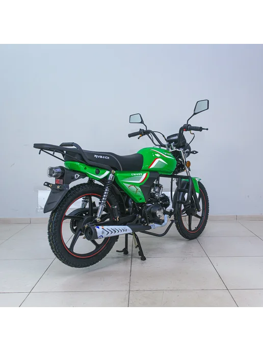 ТЕХНОМОТОРФ Мопед VMC RIVA-II CX Green 110 (49,9) см3, зеленый, фото 4