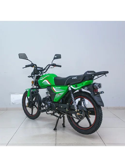 ТЕХНОМОТОРФ Мопед VMC RIVA-II CX Green 110 (49,9) см3, зеленый, фото 6