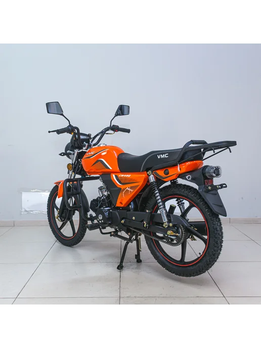 ТЕХНОМОТОРФ Мопед VMC RIVA-II CX Green 110 (49,9) см3, оранжевый, фото 6