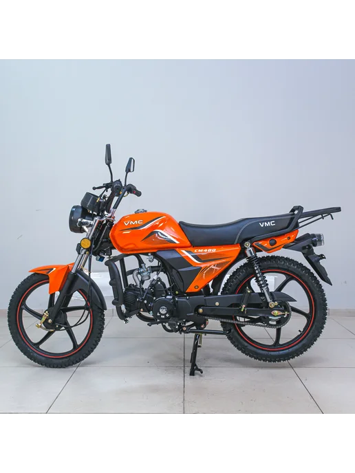 ТЕХНОМОТОРФ Мопед VMC RIVA-II CX Green 110 (49,9) см3, оранжевый, фото 7