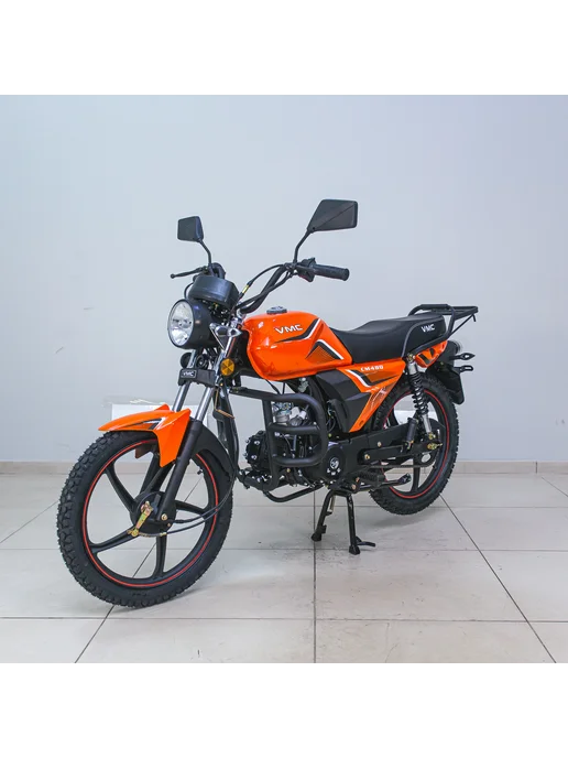 ТЕХНОМОТОРФ Мопед VMC RIVA-II CX Green 110 (49,9) см3, оранжевый, фото 8
