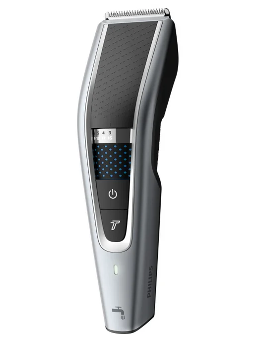 Philips Машинка для стрижки HC5630/15, 3 насадки, черная, серебристая, серый, фото 2