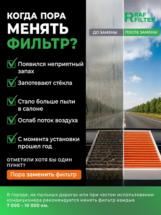 RAF FILTER Фильтр салонный Lixiang L6, L7 Exeed Exlantix ET ES, вариант, фото 6