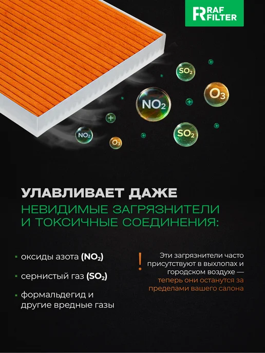 RAF FILTER Фильтр салонный Lixiang L6, L7 Exeed Exlantix ET ES, вариант, фото 8