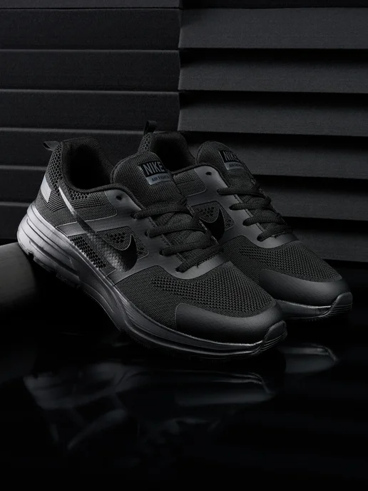 Кроссовки летние Nike, черный, фото 2