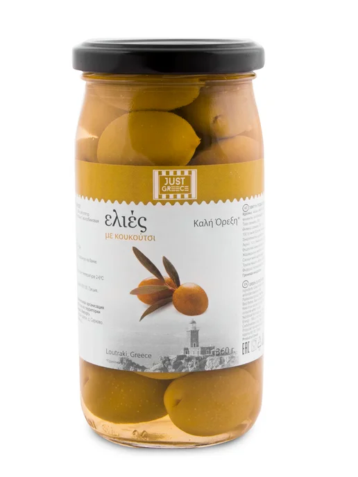 Just Greece Оливки с косточкой, 360г, 360 г