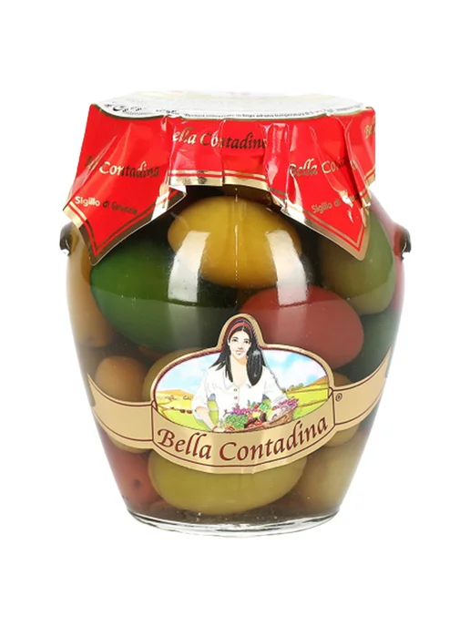 Bella Contadina Оливки Fantasia Ассорти, 290г, 290 г