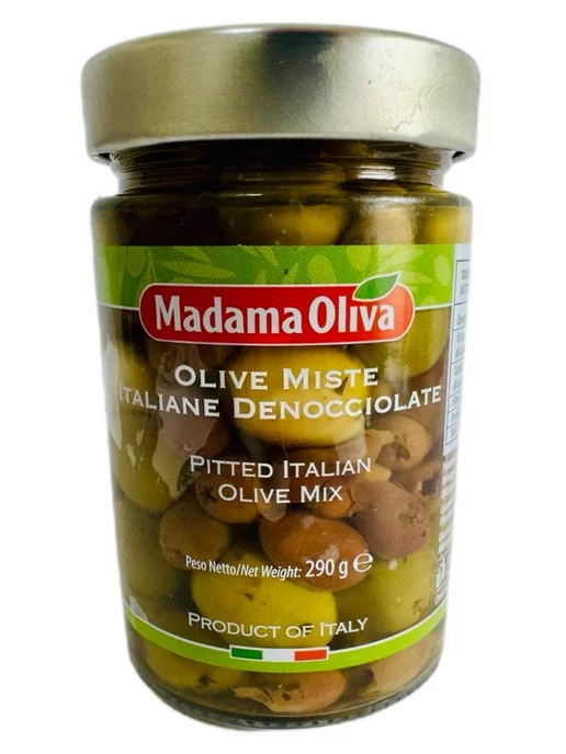 Madama Oliva Оливки Итальянские Микс без косточки, 290г, 290 г