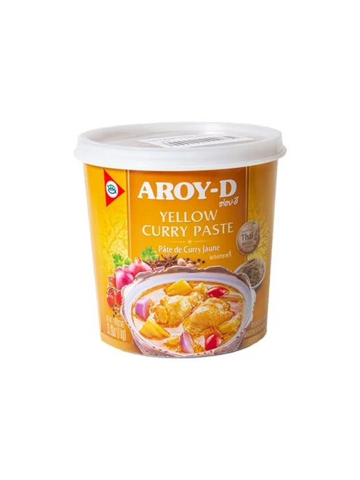 Aroy-D Паста Карри желтая, 400г, 400 г