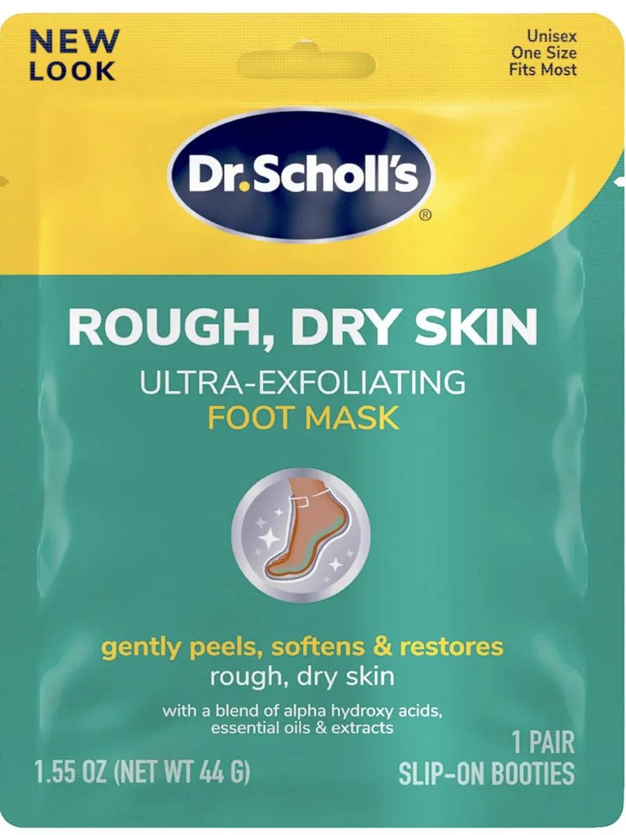 Dr. Scholl's Маска-носочки для ног отшелушивающая, 1 пара