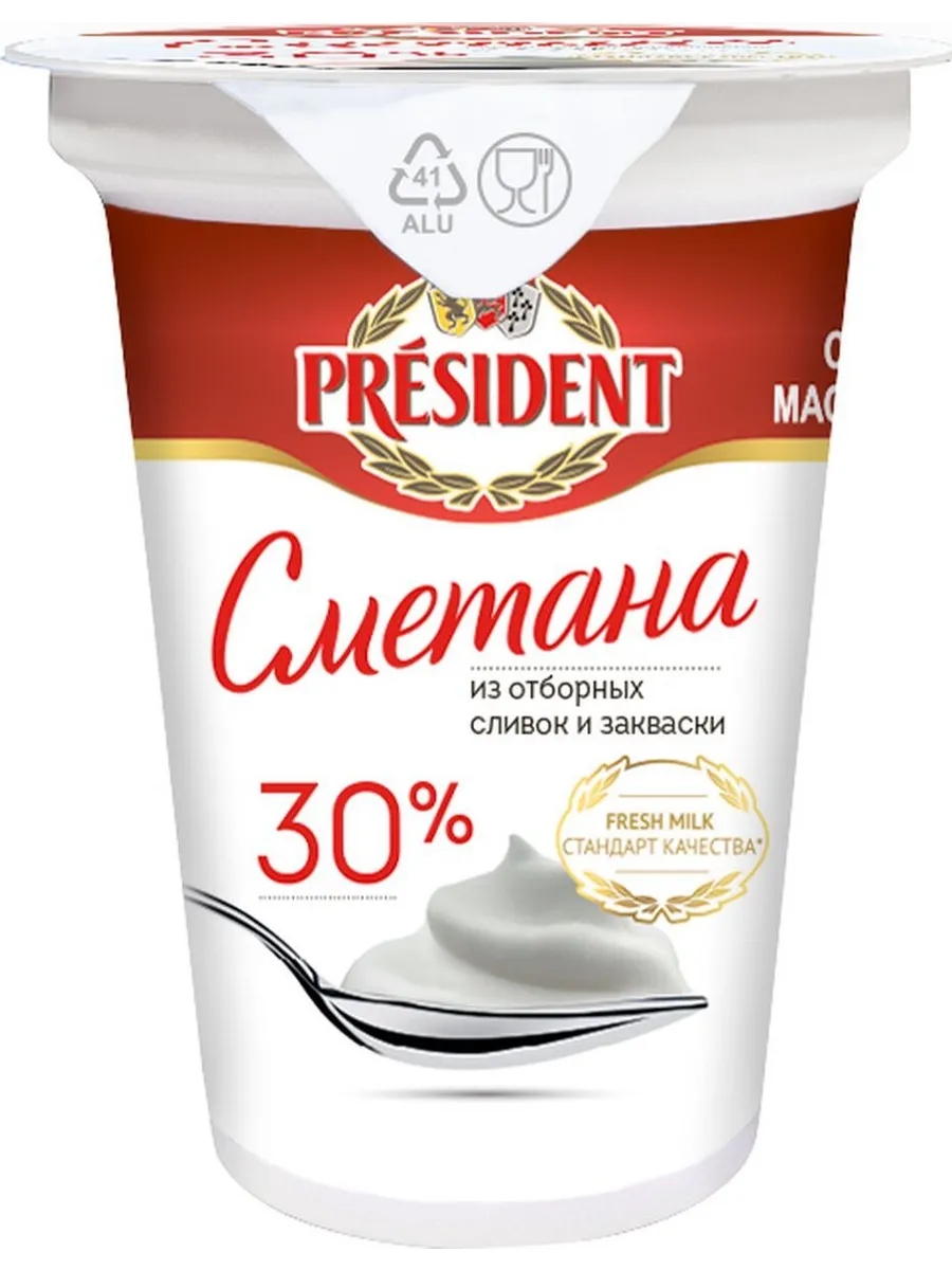 Сметана 30%, 350г