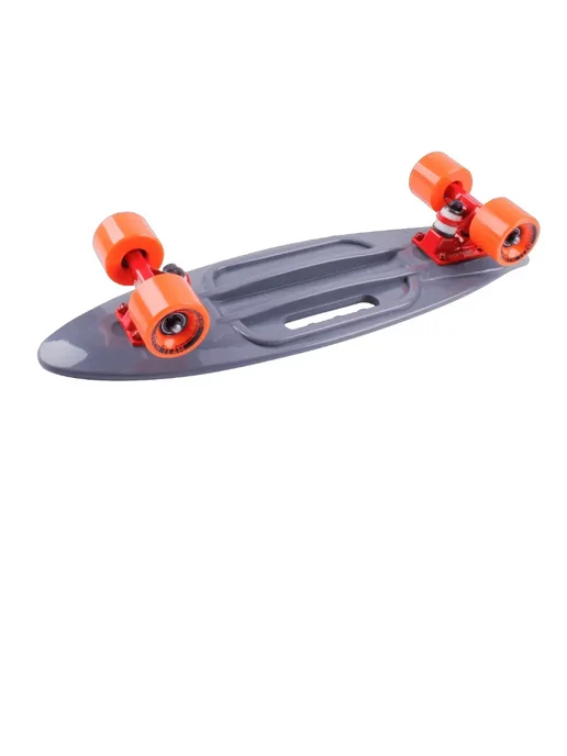 TechTeam Скейтборд пластиковый Fishboard 23 print (mini)yellow, серый, фото 2