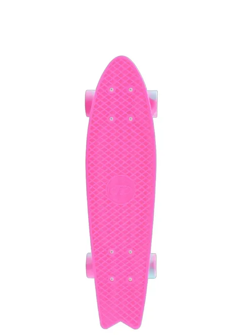 TechTeam Скейтборд пластиковый Fishboard 23 dark light green, розовый, фото 3