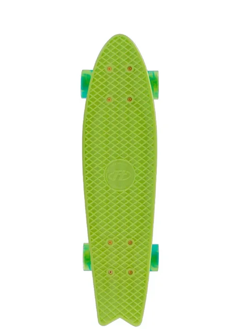 TechTeam Скейтборд пластиковый Fishboard 23 dark light green, зеленый, фото 3