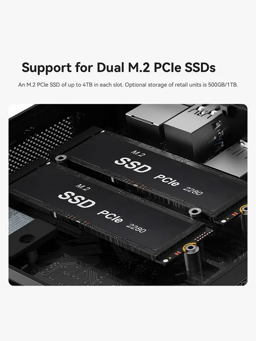 Beelink Мини ПК SER5 AMD Ryzen R5 5500U 16 ГБ 480 ГБ, 24 ГБ, 1 ТБ, фото 7