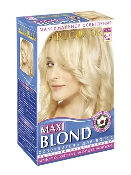 АртКолор MAXI BLOND осветитель для волос с экстрактом белого льна, белый