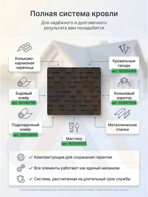 ТехноНИКОЛЬ Гибкая черепица Шинглас Финская Аккорд, Коричневый, 3 м2, коричневый, фото 7