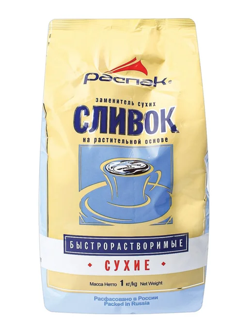 Распак Сливки сухие быстрорастворимые 1000 г, 1000 г