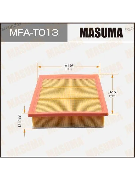 MASUMA Фильтр воздушный Lexus RX270 350 450H 2008 MFA-T013, вариант