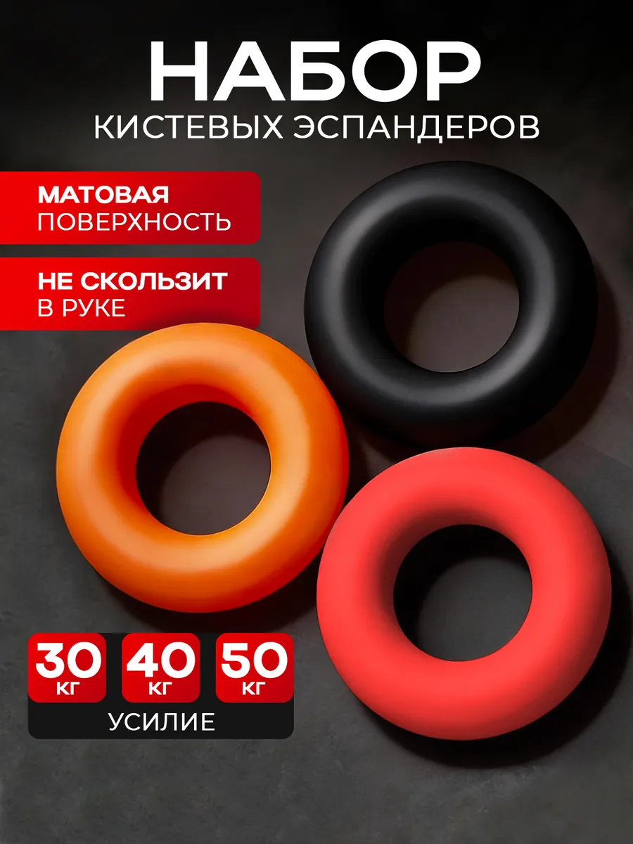 Эспандер кистевой набор 3шт