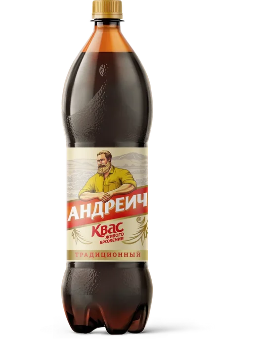 БОЧКАРИ Квас натуральный традиционный Андреич, 1,5л 6 шт, 1,5 л, 6 шт, фото 5