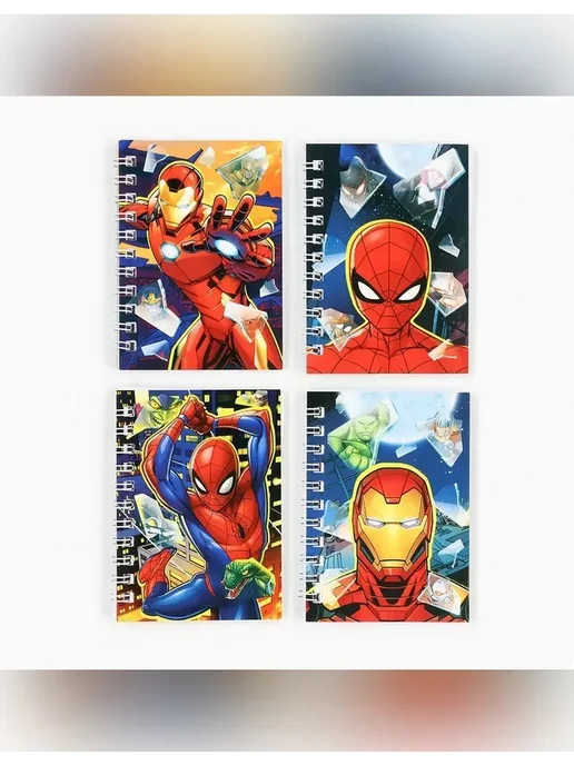 MARVEL Яркий блокнот А7 для творчества и записей, вариант, фото 4