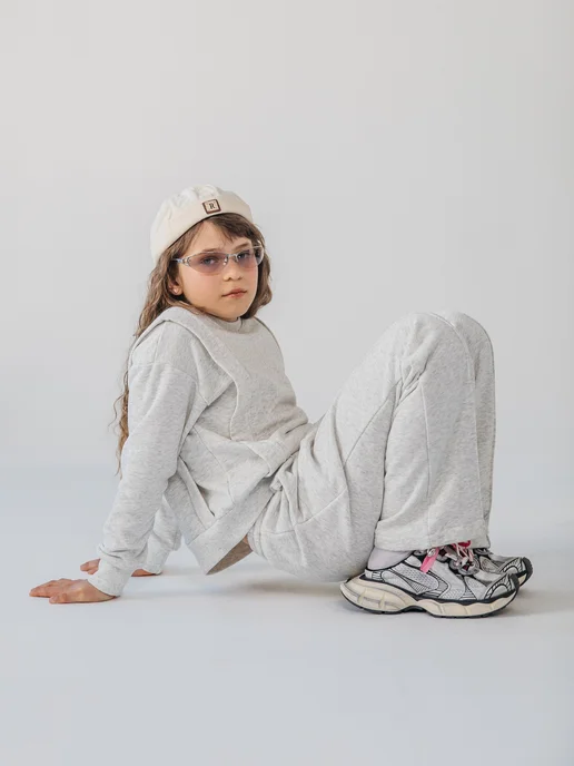 ALIENS KIDS Костюм спортивный для девочки, серый, фото 7