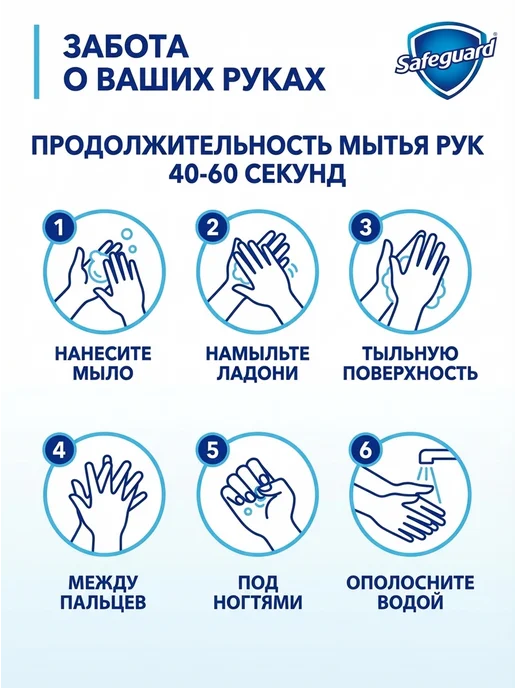 SAFEGUARD Мыло Сейфгард классик антибактериальное для рук 90г. (3 шт.), 90 г, 2 шт, фото 7