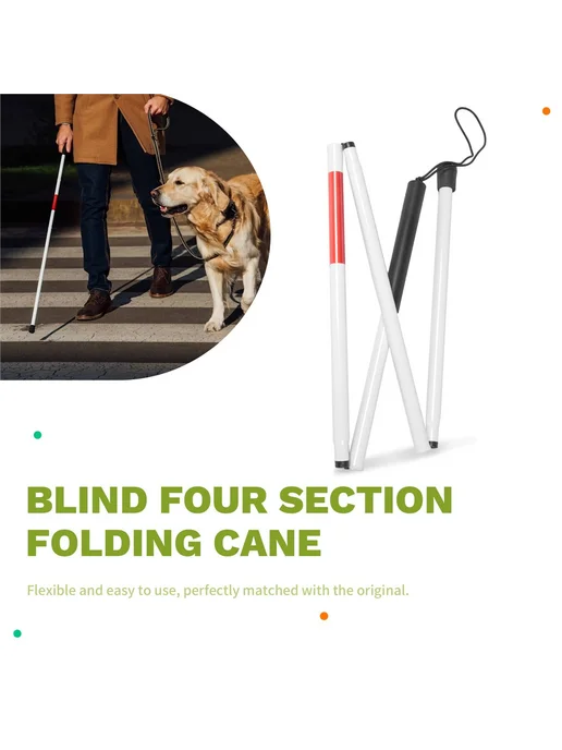 Visually Impaired Crutch Cane Blind Walking Stick Walker, вариант, фото 4