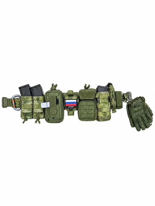ZTAC Легкий тактический пояс разгрузочный ремень ЕМР, зеленый, фото 5