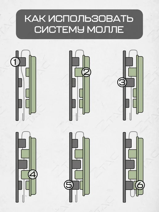 ZTAC Легкий тактический пояс разгрузочный ремень ЕМР, зеленый, фото 7